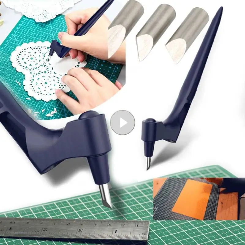 Utensile Da Taglio Per Coltelli Artigianali In Acciaio Inossidabile Con Utensile Da Taglio Artistico A 360 Gradi Taglierina Per Carta Giroscopica 3 Di