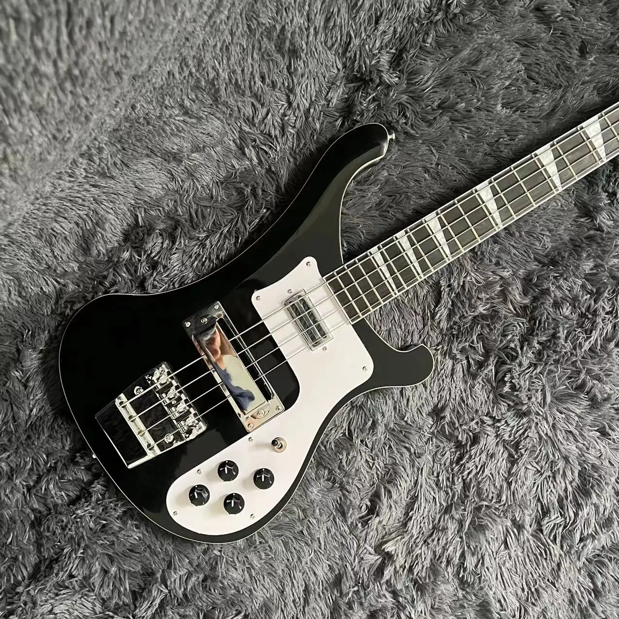Rickenbacker-4003 Basso Elettrico, Tastiera In Palissandro, Colore Nero, Guitarra Di Alta Qualità, Spedizione Gratuita