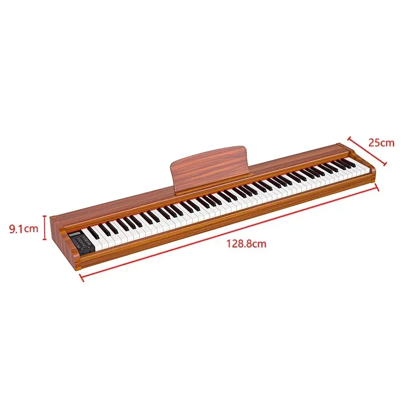 Portable Electronic Organ 88 Keys Electronic Piano Professional Adult Keyboard Instruments Household Children's Beginner Pianos