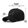 Brand New M Letter Gold Thread Embroidery Elastic Pineapple Cloth Material Thick and Durable High Quality Baseball Cap 6