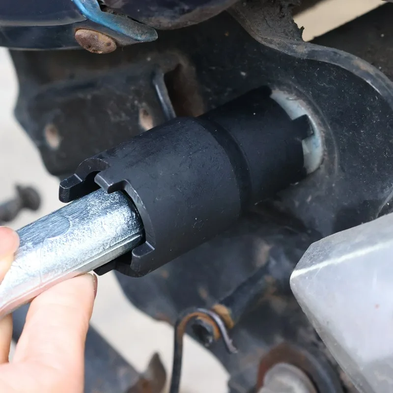 Motorcycle Nut Removal Tool Double-Headed Clutch Lock Nut Wrench Motorcycle Repair Tool for 70/110/125/150 Cyclocross Bikes