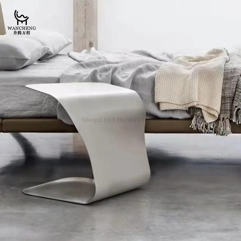 Sofa Small Side Table C- Shaped Internet Celebrity Coffee Table Side Minimalist High Sense Light Luxury