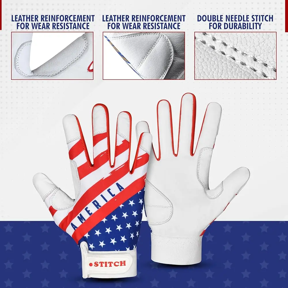 USA Flag Batting Gloves 4