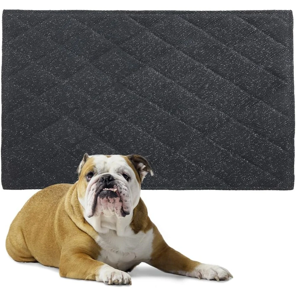 

Puppy House for Big Dogs 28”x47“ Indestructible Kennel Pad for Aggressive Chewers Dog Cushion Chew Proof Dog Crate Pad Mat Mats