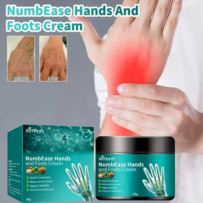 Hand Foot Numbness Health Cream Repair Joint Sore Swelling Relieve Cramp Muscle Strain Bone Ache Care Tratamiento De Relajaci&oacute;n pain analgesic cream