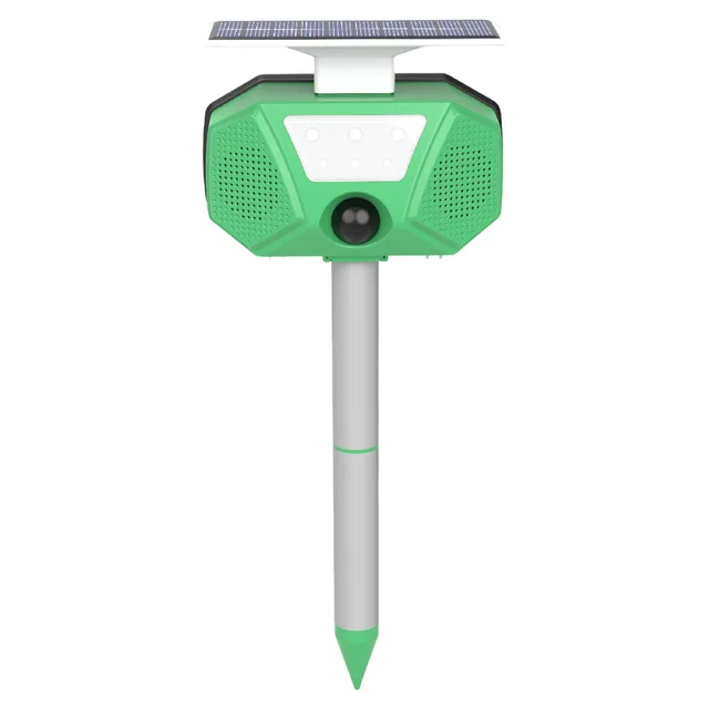 Ultrahangos Kártevőirtók Napelem/Típusú Töltés Kültéri Állati Relevel 800Mah Ip66 Vízálló Kártevőirtás Az Otthoni Udvar Kertjéhez - Image 4