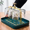 GIANXI Cup Storage Rack Nordic Reindeer Decorative Iron Cups Holders Household Water Cup Storage Drain Cup Holder 5