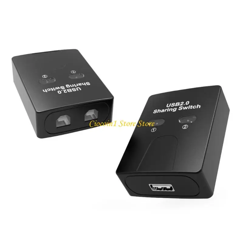 A3PC USB2.0 수동 공유 스위칭 프린터 공유 장치 USB 허브 2 in 1 Out