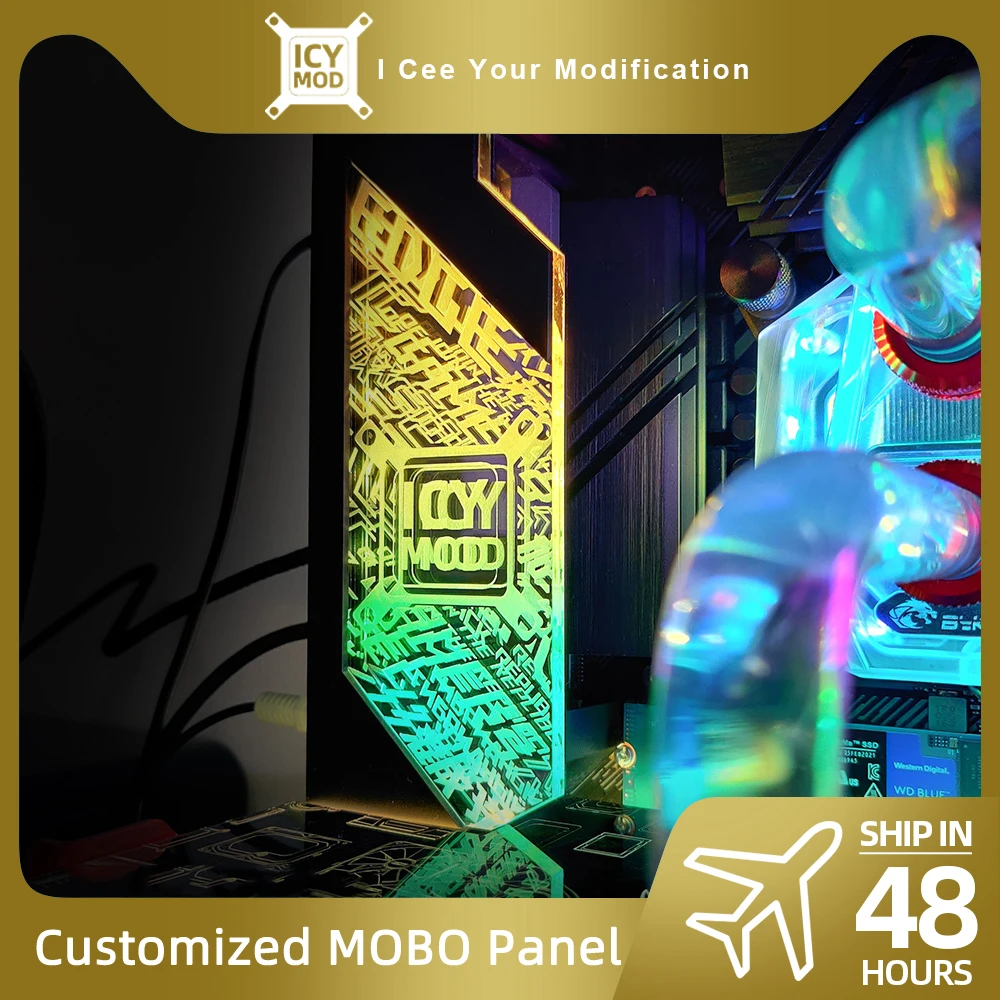 PC Case RGB IO Decoration Cover