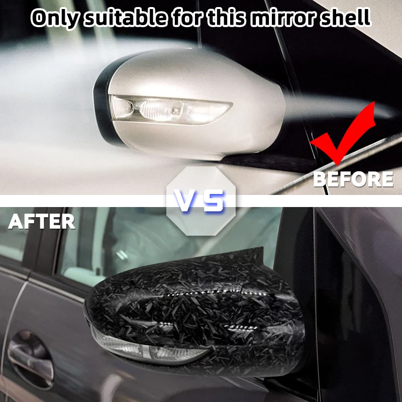 메르세데스 벤츠 A B 클래스 W169 W245 2004 2005 2006 2007 2008 광택 블랙 백미러 캡 커버 왼쪽 오른쪽