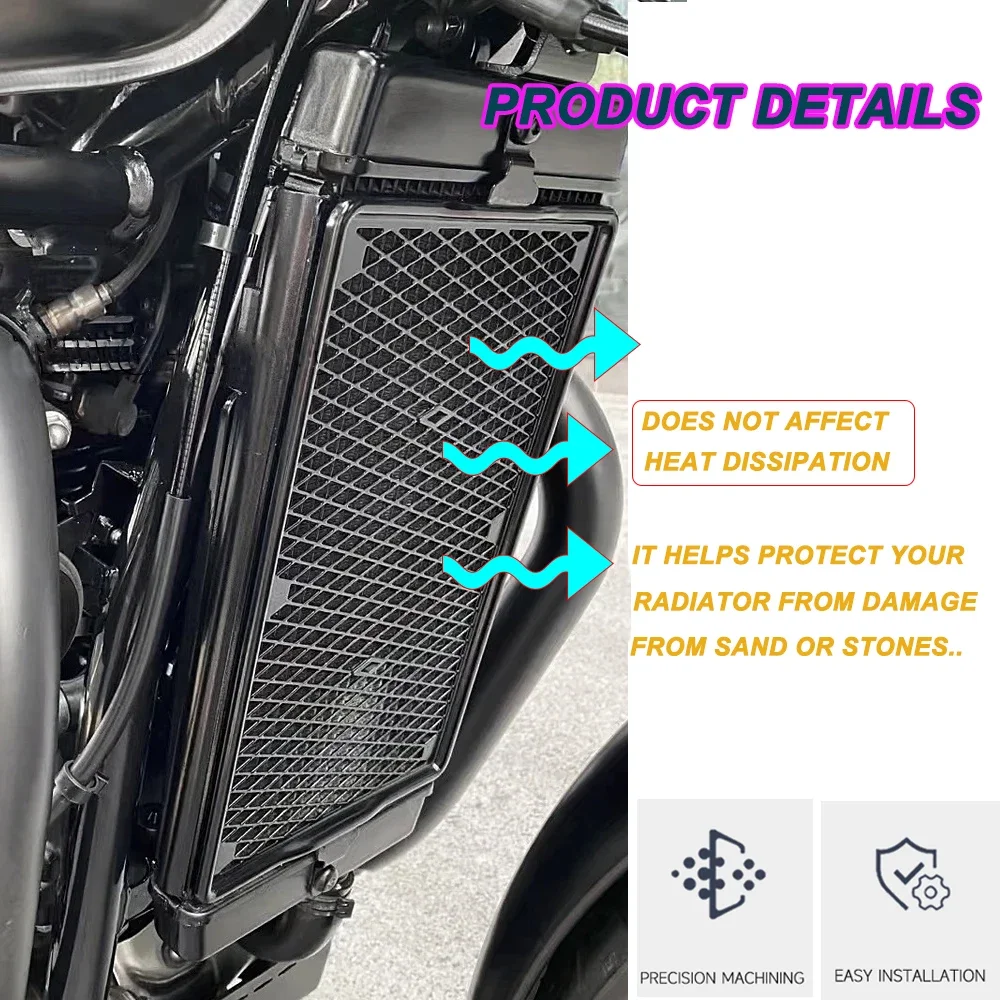 Per Bonneville T120 T100 Thruxton Rs/Speed Twin/Street Twin Moto Radiatore Guard Engine Cooler Griglia Di Protezione Della Copertura