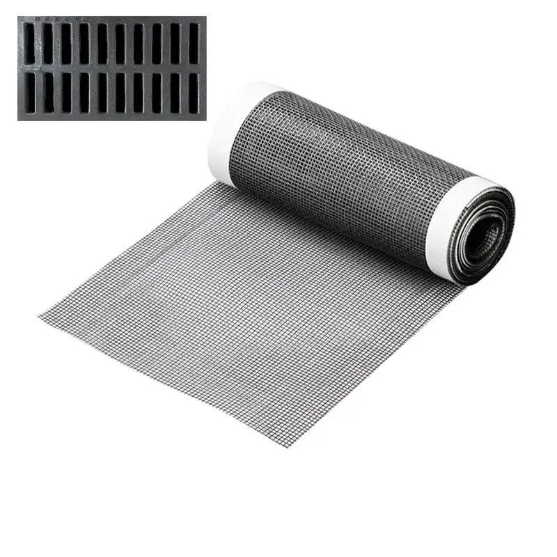 

Drain Cover For Bathroom 4m Mesh Sticker Protective Roll For Floor Drain Household Accessories Hair Collector For Kitchen Sink
