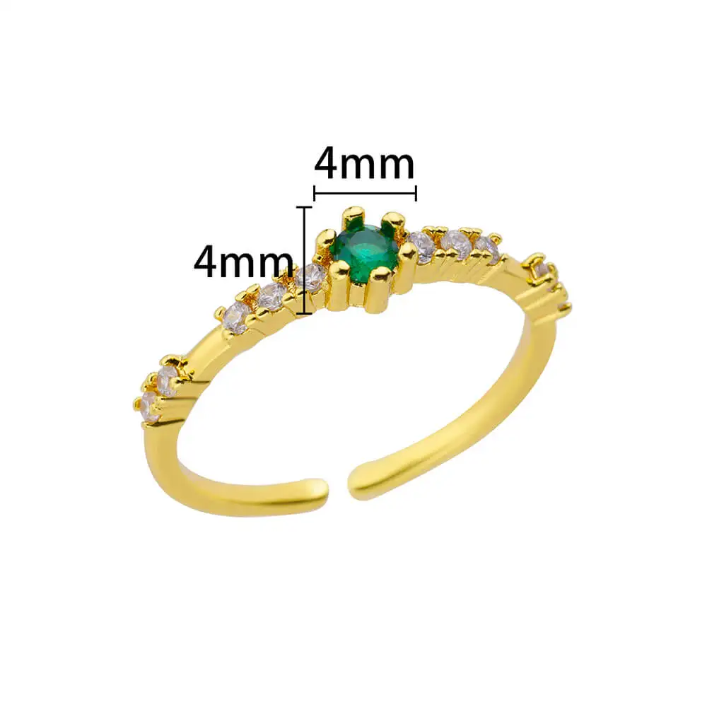 Stainless Steel Ring For Women Tiny Zircon Round Geometric Oval Luxury Wedding Christmas Jewelry Gift 2025