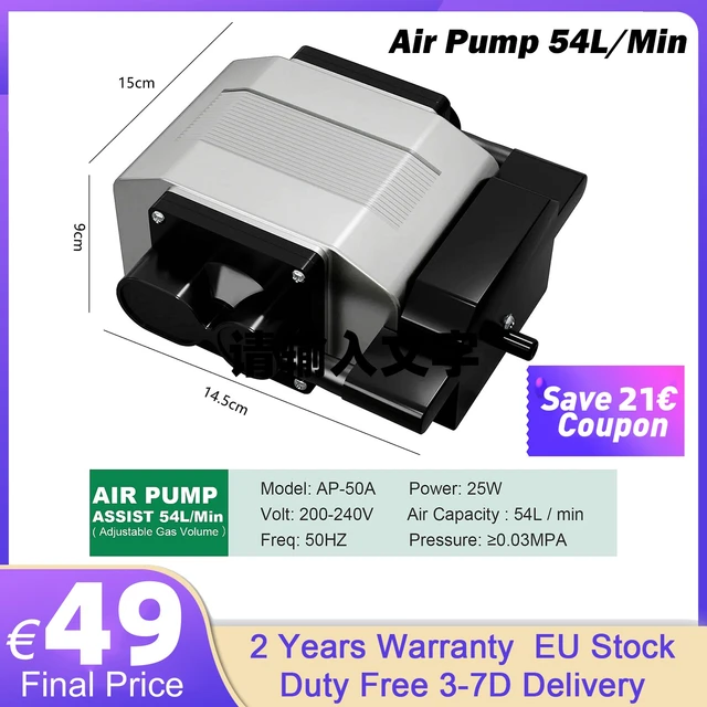 NEJE CNC Laser Engraver Air Pump Assist for Laser Cutter A40640