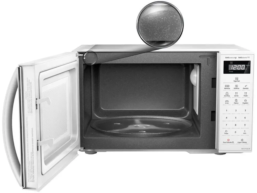 Micro-ondas Panasonic 21L NN-ST25L Branco - 220V 5