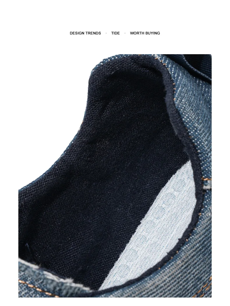 Große Größe 39-48 Herren Sportschuhe Marken atmungsaktive Herbst Canvas Sneakers Herren Laufschuhe Designer Jeans Stoff Wanderschuhe – Detail 7
