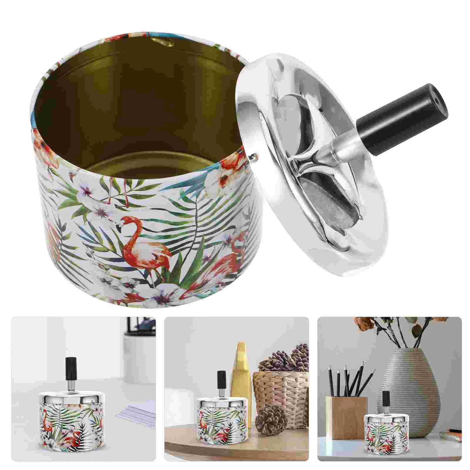 Stainless Steel Ashtray Metal Outdoor Ashtrays for Cigarettes Patio Windproof Car Automatic Round Extinguishing portable ashtray,cigarettes ashtray,silicone ashtray,stainless steel ashtray,metal ashtray,air purifier ashtray,ceramic ashtray