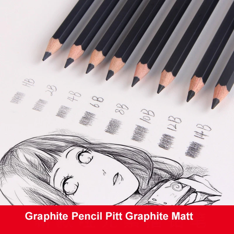 Faber-Castell Pitt Matte Graphite Pencil Set – 8 Pcs 6