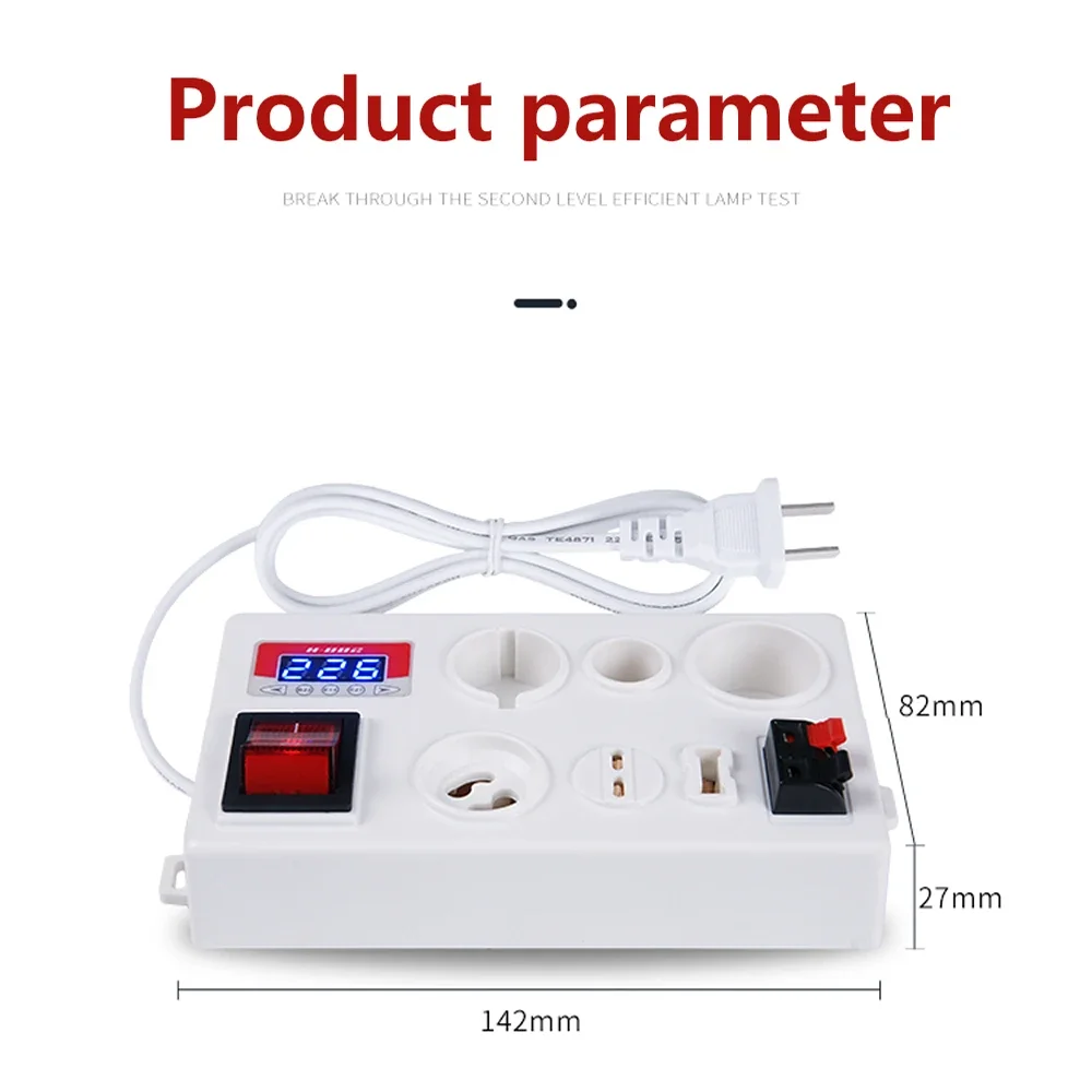 LED Lamp Bulb Tester Screen Tester Led  Portable Handy Light-emit Led Power Tester Fast Led Tester Backlight with LED Display 4