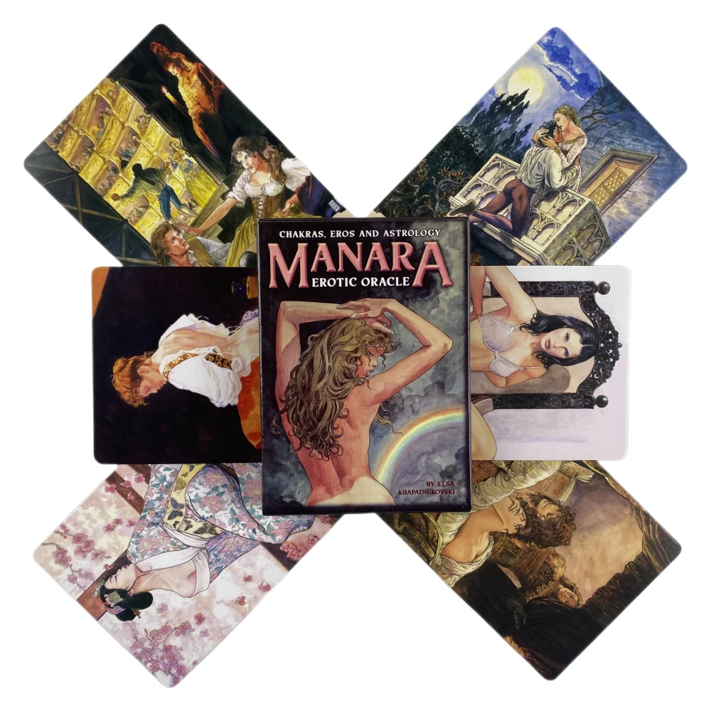 

Настольная игра Manara с изображением акта, предсказаний, таро, Настольная колода