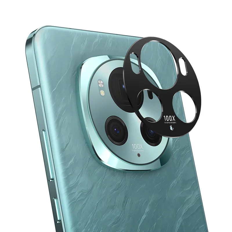 Premium Aluminum Alloy Camera Lens Protector - Metal Cover & Back Ring Protective Film