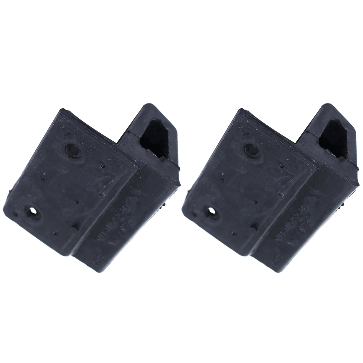 Damwot Lot De 2 Supports En Caoutchouc Pour Pot D'échappement