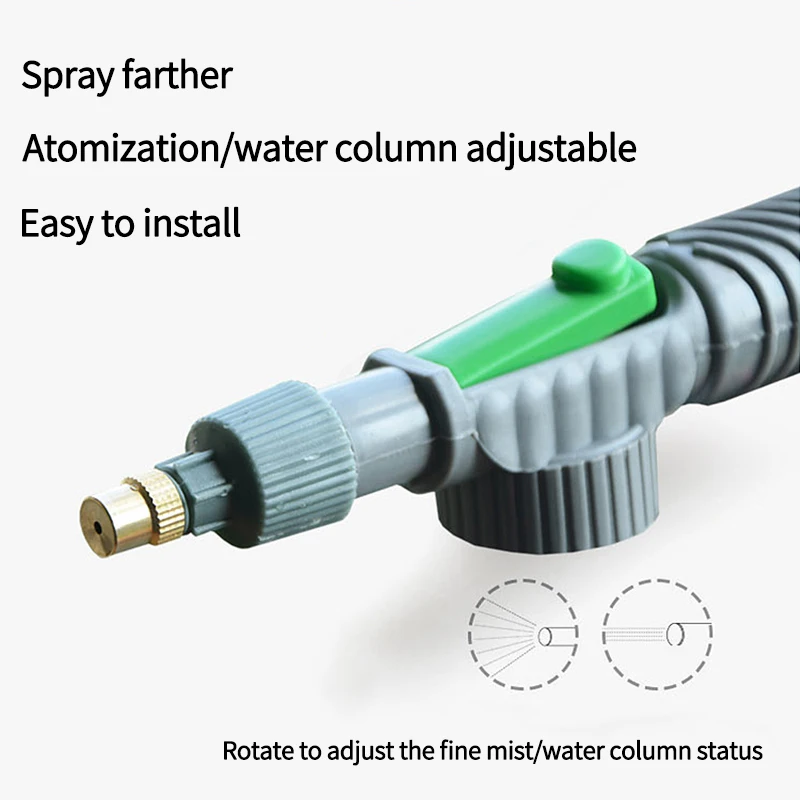 Air Pump Manual Sprayer High Pressure Adjustable Drink Beverage Bottle Spray Head Nozzle Home Garden Watering Tool Sprayer Tools