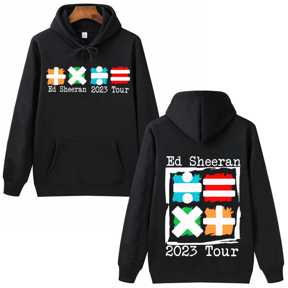 

2023 Tour Ed Sheeran Mathematics Tour Hoodie Man Woman Harajuku Pullover Tops Streetwear Fans Gift