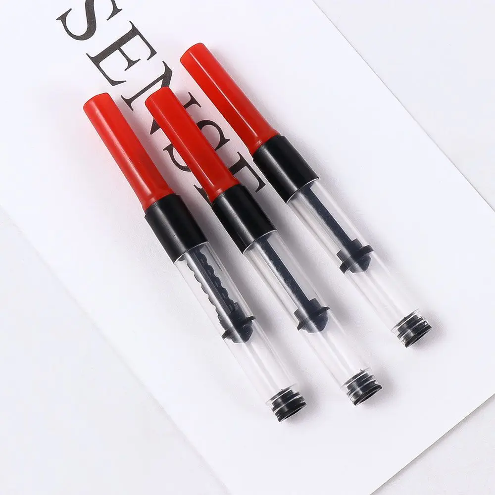 Pen Refill Stationery Plastic Pump Ink Suction Device Fountain Pen Converter Ink Absorber Fountain Pen Cartridges brand noble ink pen