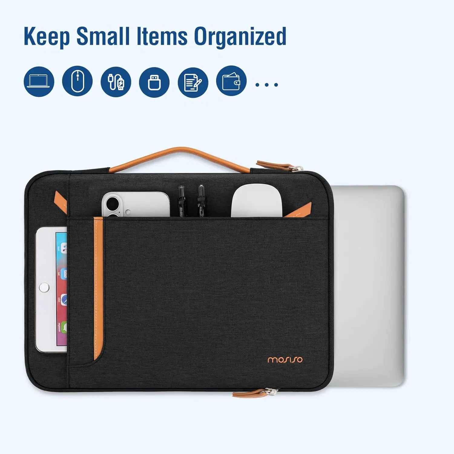 Sleek 360-Degree Protective Laptop Bag