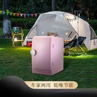 Mini réfrigérateur de voiture indispensable pour les touristes, petit réfrigérateur domestique, utilisation dans la voiture et la maison, les cosmétiques 2