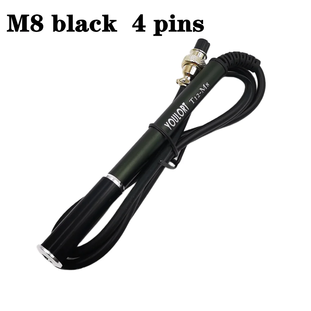 4pins T12-M8 9501 Handle For T12-717A/828A/606A/705/805 Soldering Iron stationTemperature Digital Electric Controller STC 5