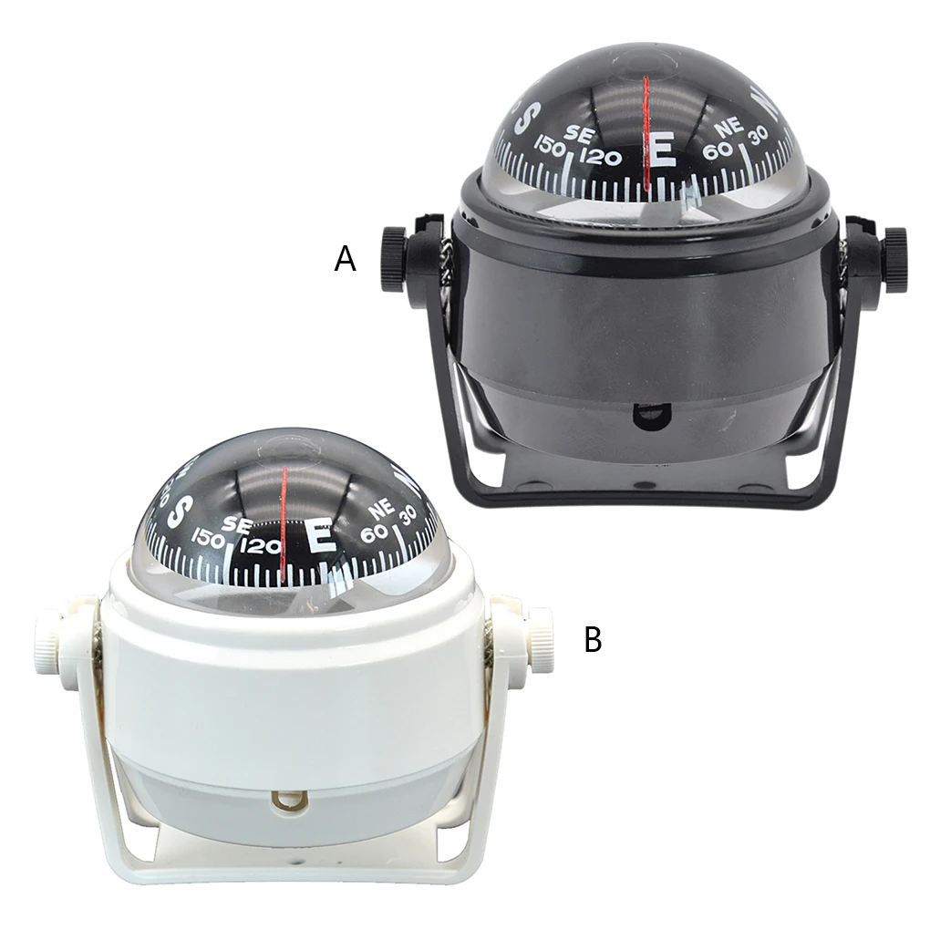 1 Set Boat Compass Professional Marine Compasses Direction Display Equipment Simple Sailing Tool for Outdoor Black lcd display marine electronic gps compass