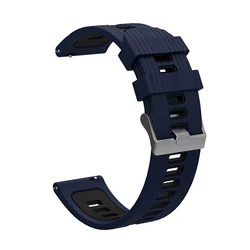 Silicone Sport Watch Band Replacement Bracelet for 22mm (D)