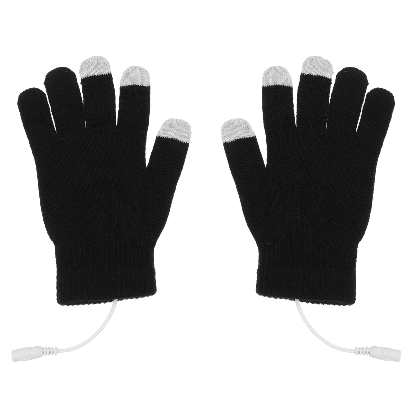 Heating Gloves USB Heated Touch Screen Mittens Cotton Gloves Unisex Winter Typing Touch Screen Cold Protective Hand Gloves