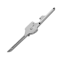 1PC Multi Function Folding Tool Keychain Opener Screwdriver EDC 6 In 1 Utility Outdoor Survival Rescue Pocket Plier KeyRing Tool 1