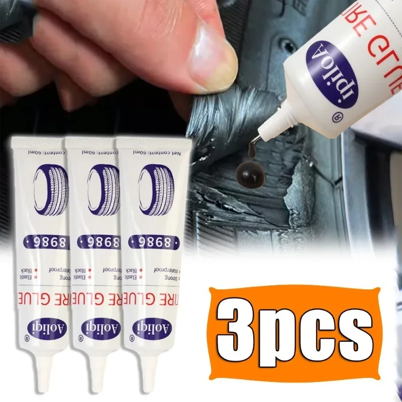 

Car Tire Repairing Glue Wear-resistant Non-corrosive Adhesive Repairing Tools Bike Motorcycle Tyre Repair Instant Liquid