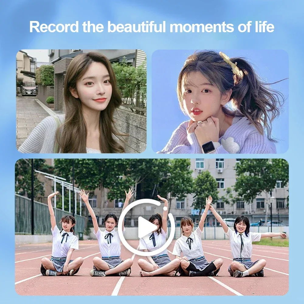 Auto Focus Digital Camera 2.88 Inch Video Camera 50MP 4K 16X Zoom Gifts Dual Screen Selfie For Kids Adults Teenagers Students 5