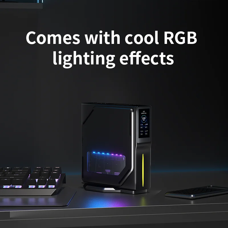 S1 Mini PC Desktop Gaming Windows 11 Intel 12th Alder Lake N100 WiFi 5 Dual LAN Support M.2 SATA Dual Sreens mini Computer