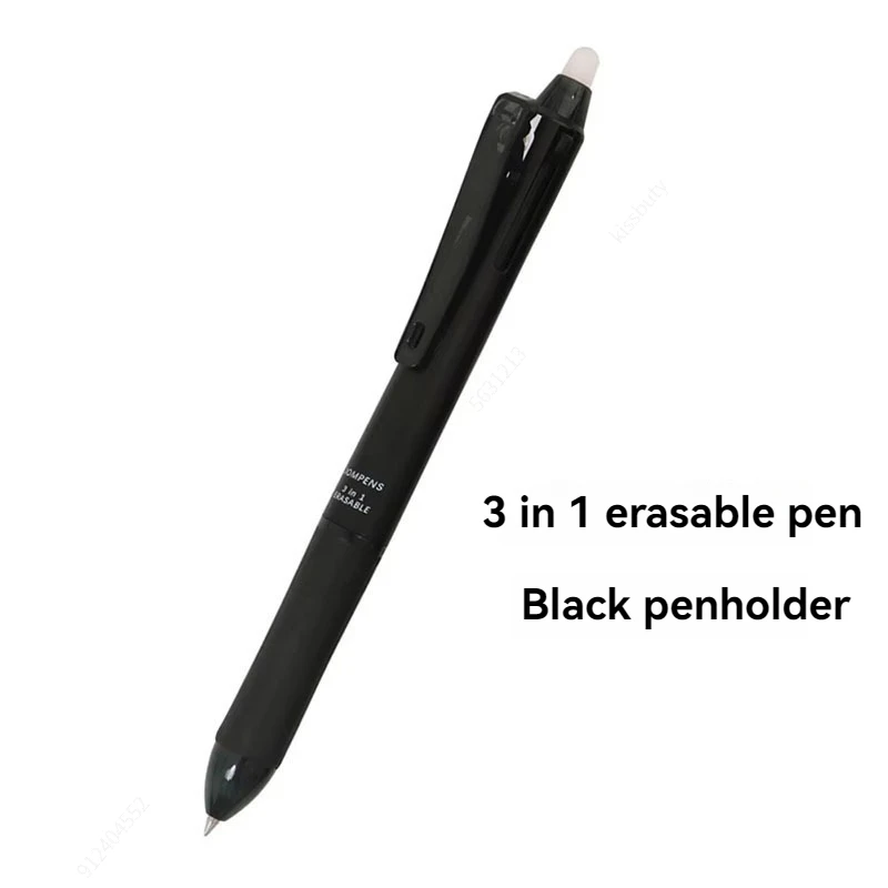 3 in 1 Multicolor Erasable Gel Pen Set 0.5mm gel pens multifunction ballpoint pen multifunctional pen