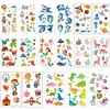 10PCS New Tattoos for Children Transfer Tattoos for Kids Mini Waterproof Tattoos Festival Glitters Face Unicorn Animals Stickers 5