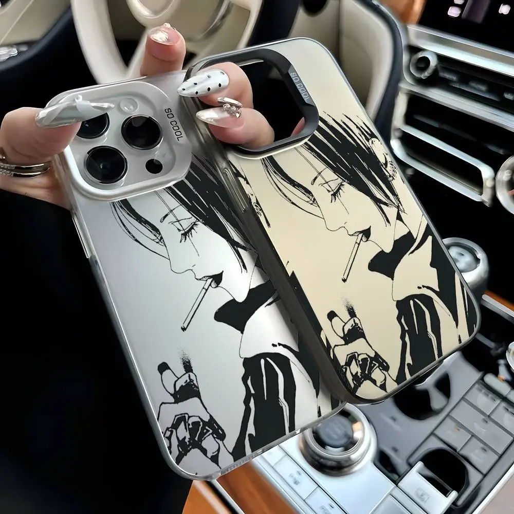 Vibrant Colorful Silver Anime N-Nana Osaki Phone Case