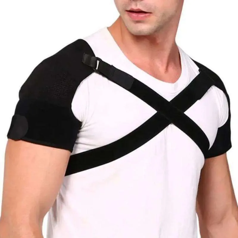 Sports Double Shoulder Strap: Adjustable, Breathable, and Supportive