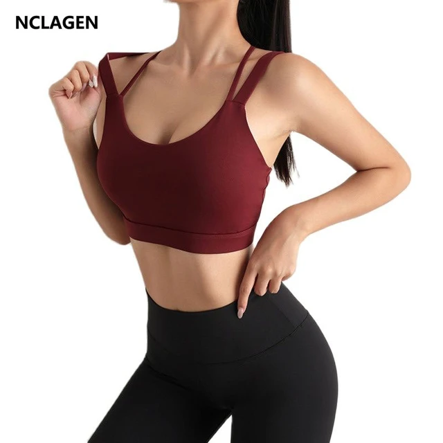 Gym Top Women Sport Bras Yoga Clothing Push Up Support Bra Jogging Fitness  Workout Tops Adjustable Breathable Back Underwear New - AliExpress