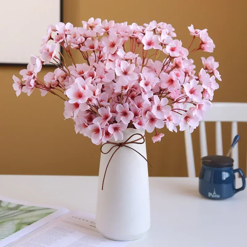kunstbloem Kersenbloesem paars 65 cm kopen