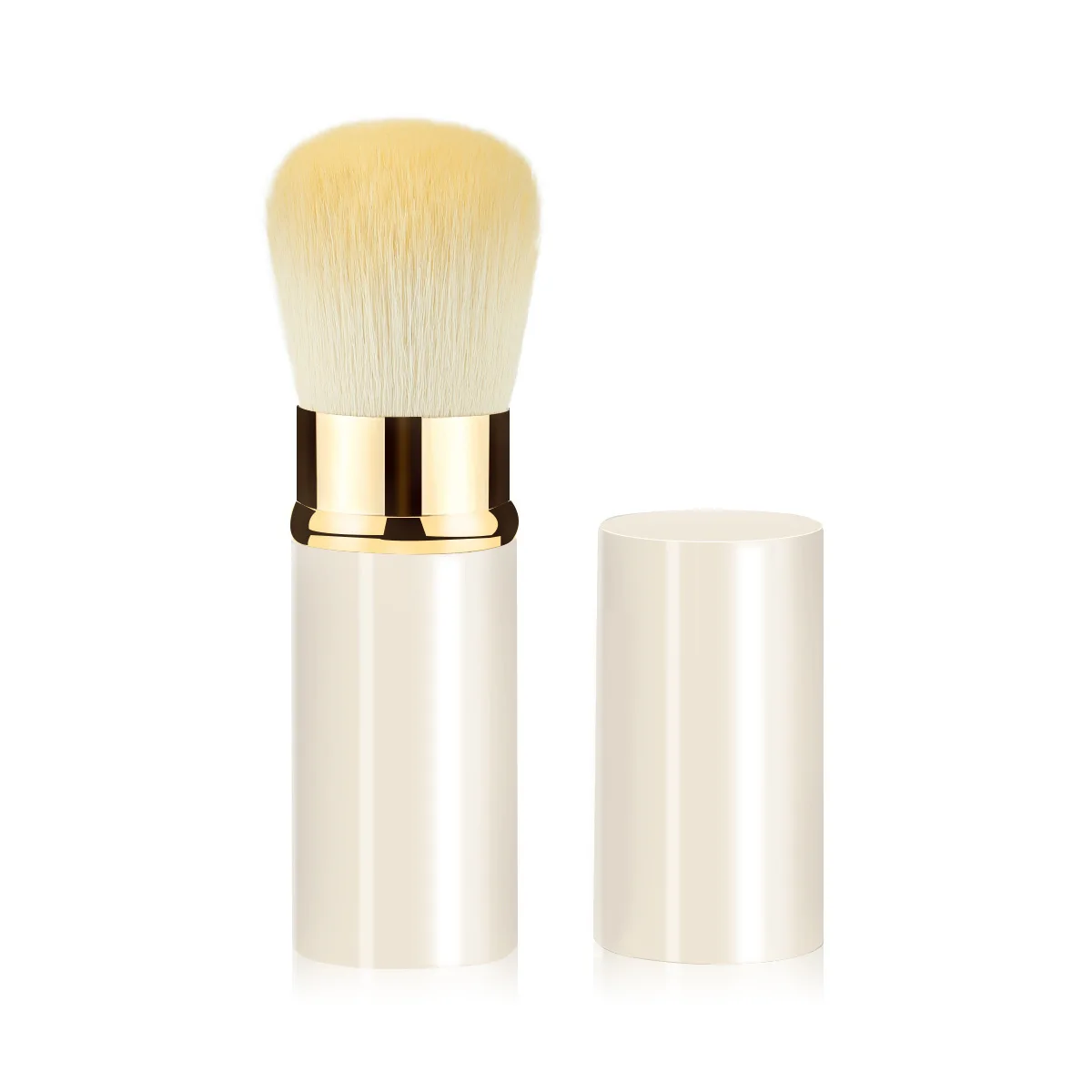 Retractable Powder & Blush Makeup Brush