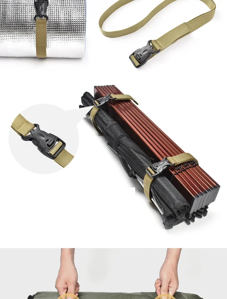 Description Picture 6 of item1PC Outdoor Gear Luggage Straps Buckle Type Rucksack Straps Tent Accessories Abrasion Resistant Strap Rope Fixing Ties