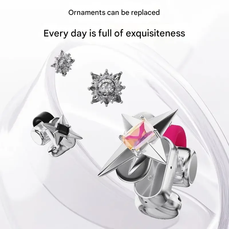 ERDU headphones Bluetooth ear clip magnetic jewelry headphones