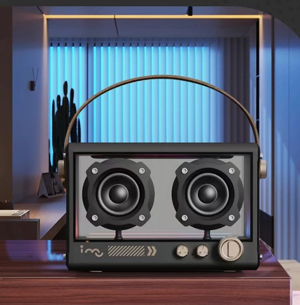 

56421bvbcvgc21545rd radio Wireless retro portable outdoor Bluetooth speaker