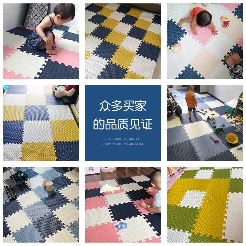 Puzzle Mat Baby EVA Foam Play Black and White Interlocking Exercise Tiles Floor Carpet And Rug For Kids Pad 30*30*1cm Gifts puzzle play mat baby play mat foam play mat play mat